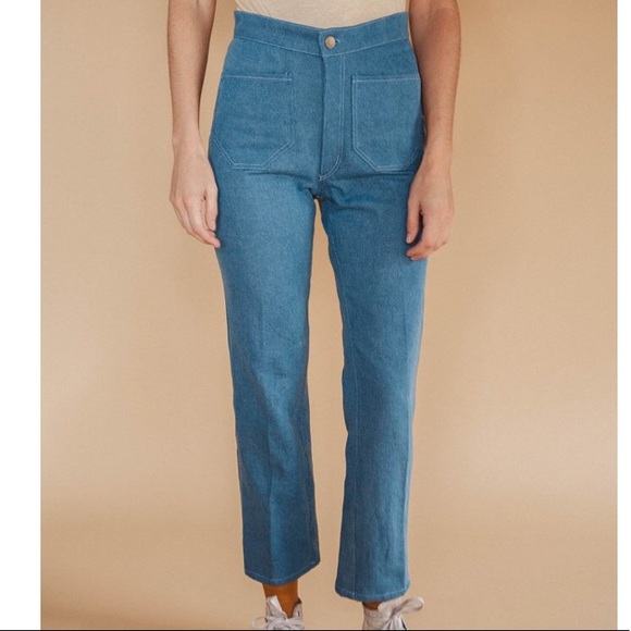 Lykke Wullf Pants - Lykke Wullf Ranch Pant in Denim